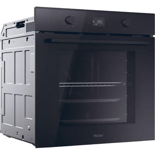 Haier Built In Electric Single Oven - Black - Right perspective